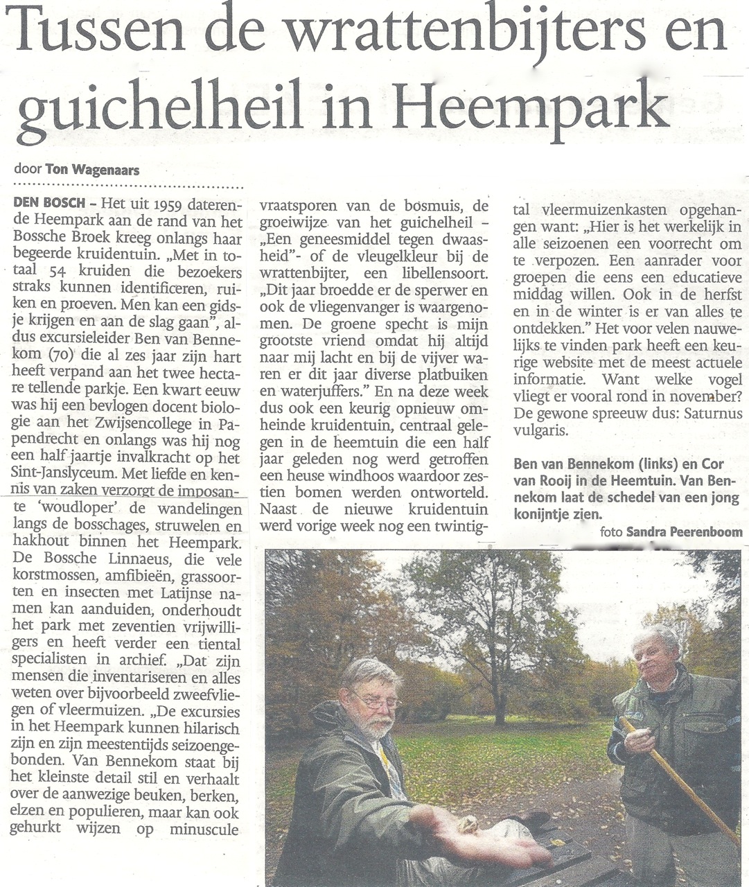 Artikel Heempark Brabantsdagblad